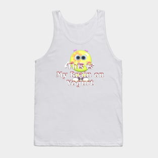 Happy Yogurt Slogan Tank Top